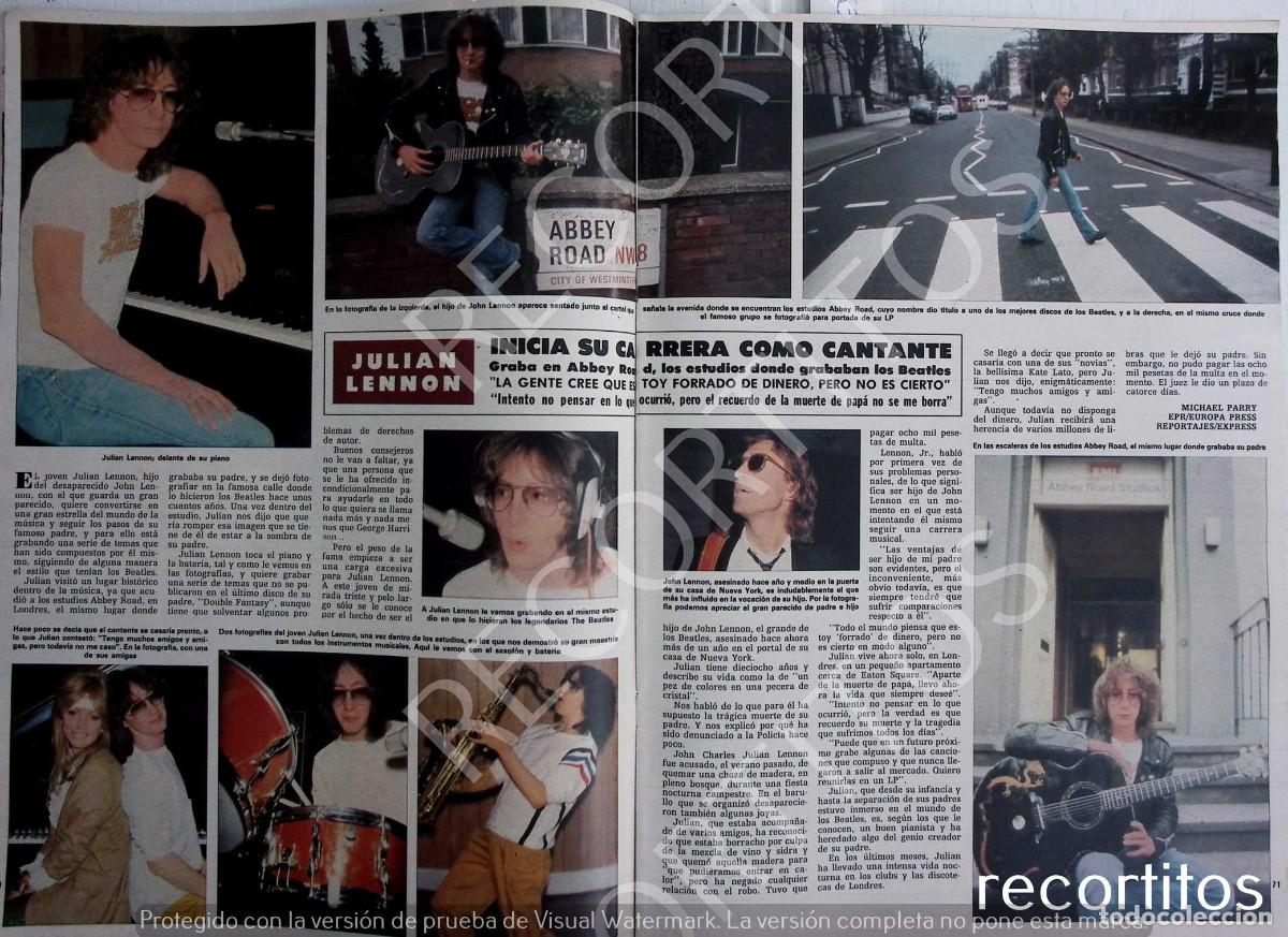 Coleccionismo de Revistas y Peri&oacute;dicos: julian lennon john cynthia
