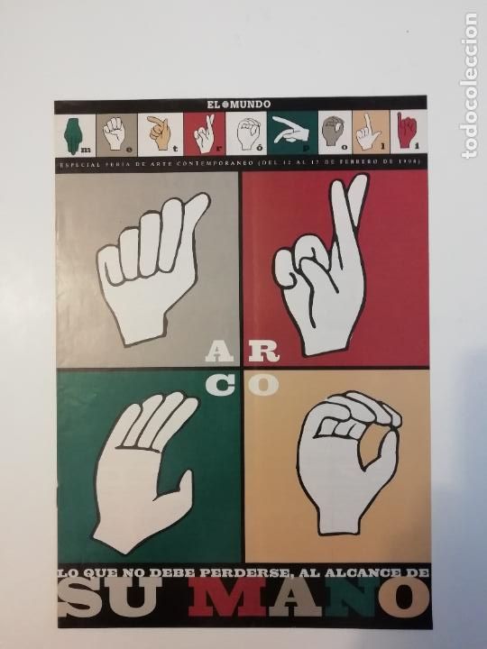 Coleccionismo de Revistas y Peri&oacute;dicos: Suplemento El Mundo Especial Arco Feria de Arte Contempor&aacute;neo de Madrid 1998
