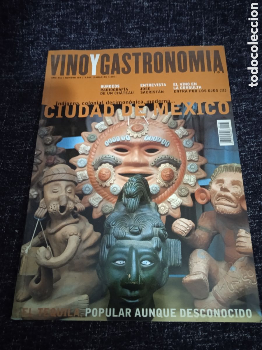 Coleccionismo de revistas y peri&oacute;dicos: REVISTA VINO Y GASTRONOMIA N&ordm; 185 - CIUDAD DE MEXICO