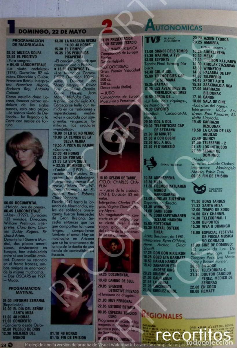 Coleccionismo de revistas y peri&oacute;dicos: BARBARA REY JUDO RICHARD GERE