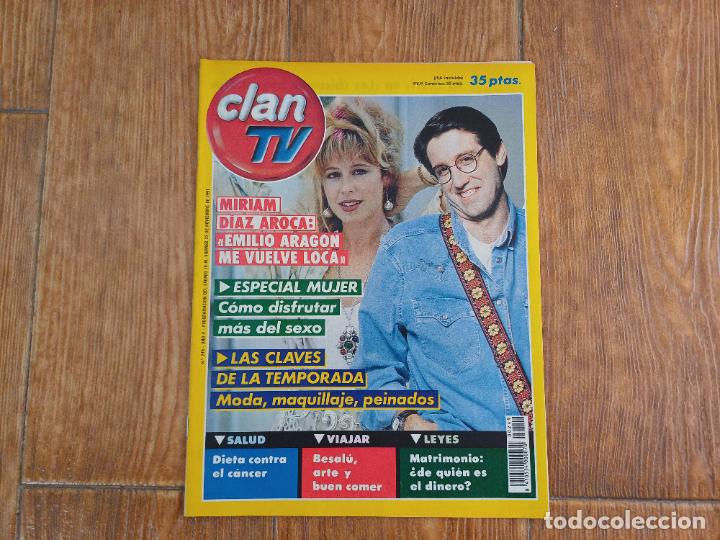 Coleccionismo de Revistas y Peri&oacute;dicos: CLAN TV N &ordm; 249 1991 PORTADA EMILIO ARAGON Y MIRIAM DIAZ AROCA