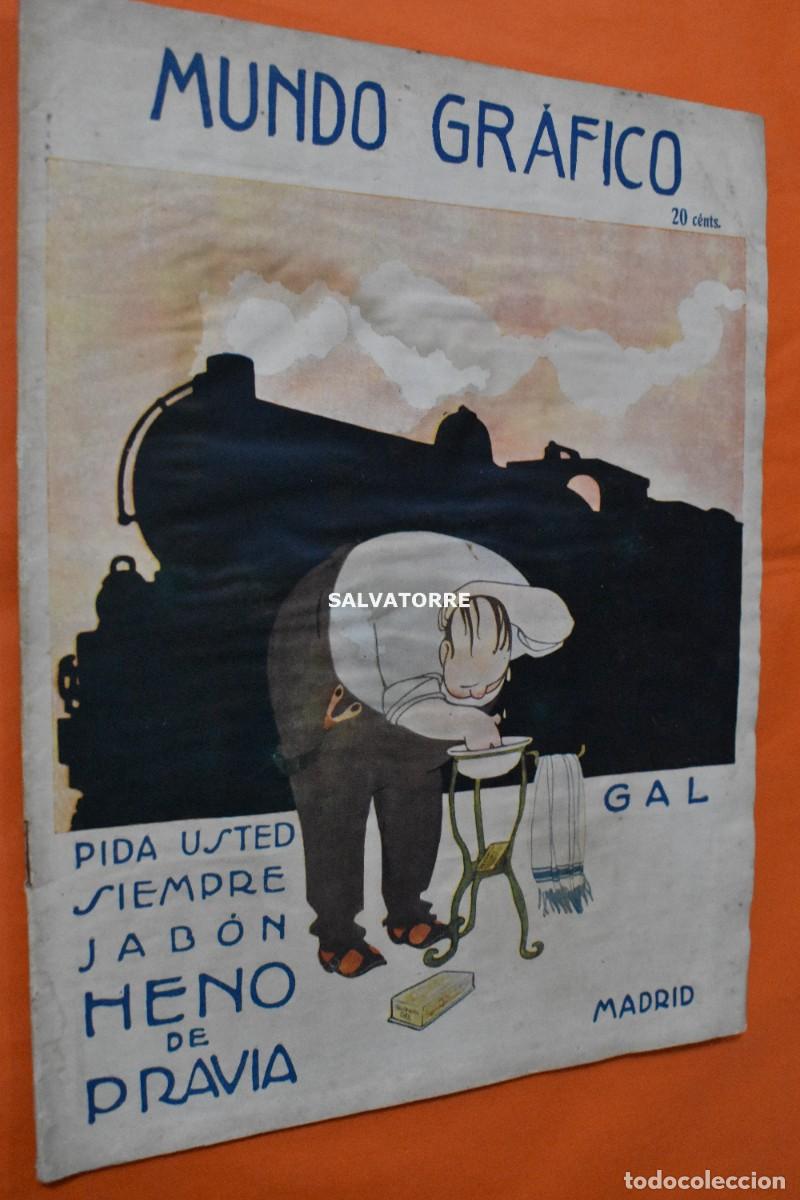 Coleccionismo de Revistas y Peri&oacute;dicos: REVISTA MUNDO GRAFICO. 19 SEPTIEMBRE 1917.SUBMARINOS ESPA&Ntilde;OLES.BELMONTE. HENO DE PRAVIA