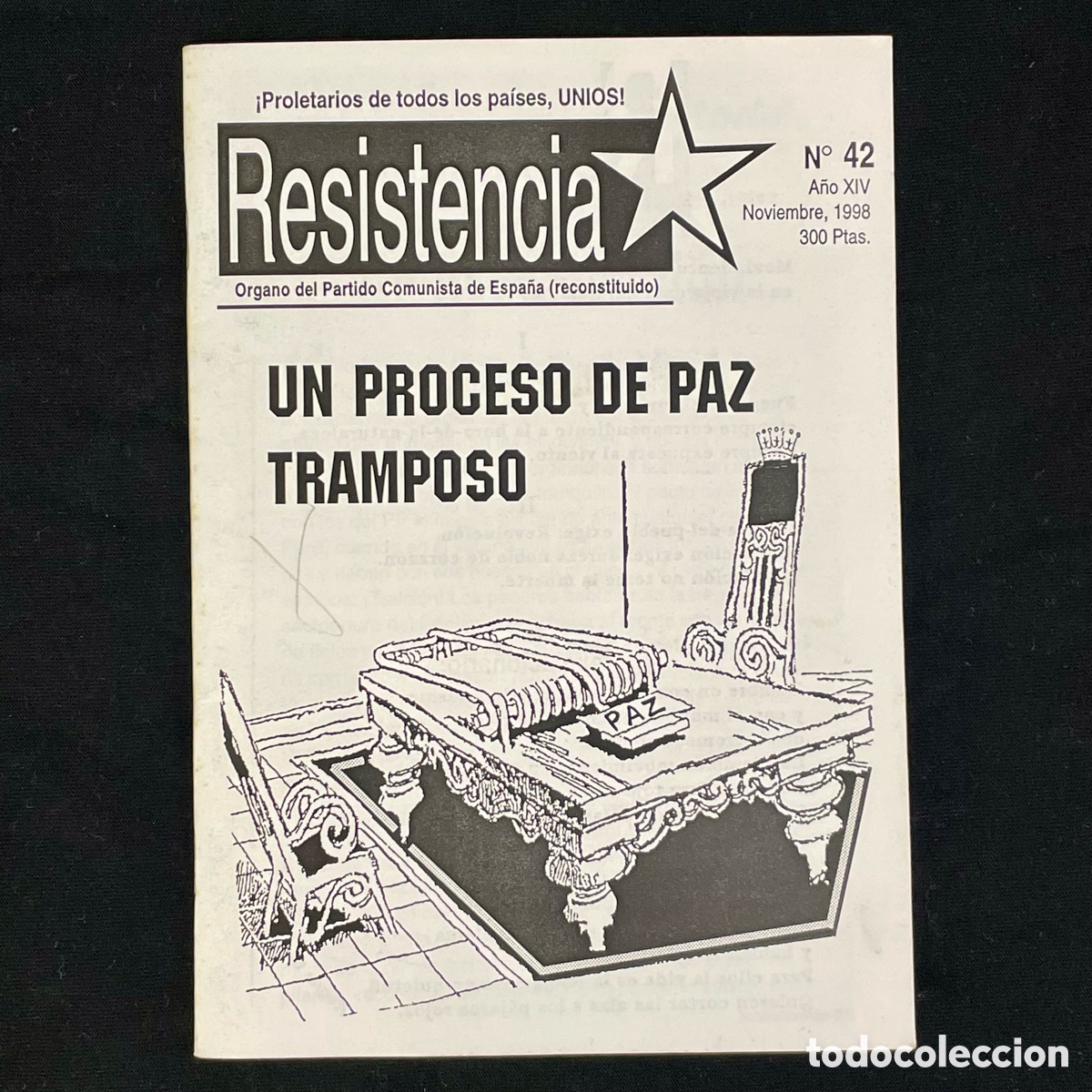 Coleccionismo de revistas y peri&oacute;dicos: BOLETIN REVISTA RESISTENCIA ORGANO DEL PARTIDO COMUNISTA DE ESPA&Ntilde;A RECONSTITUIDO