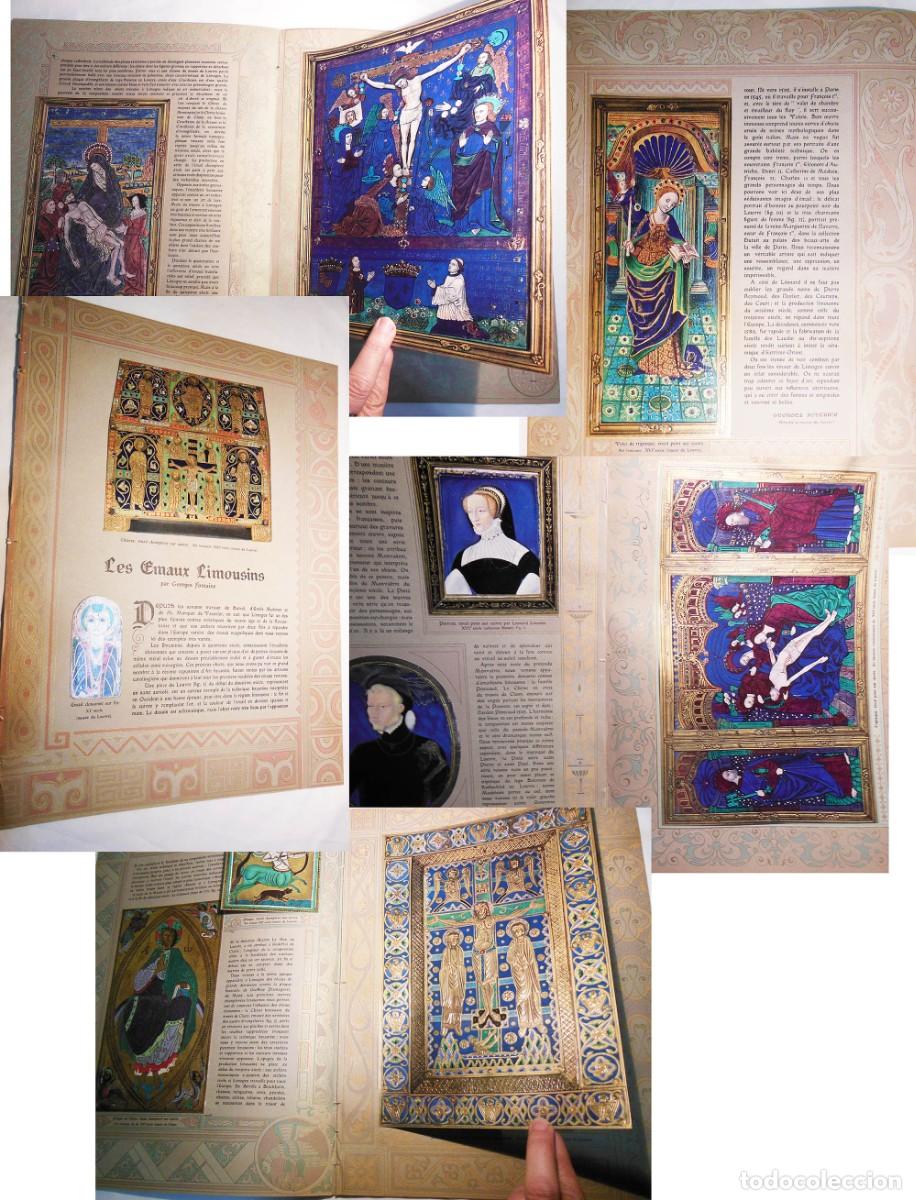 Collezionismo di Riviste e Giornali: Les Emaux Limousins por Georges Fontaine. 1931. Peri&oacute;dico L&acute;Illustration. Ilustraciones con relieve