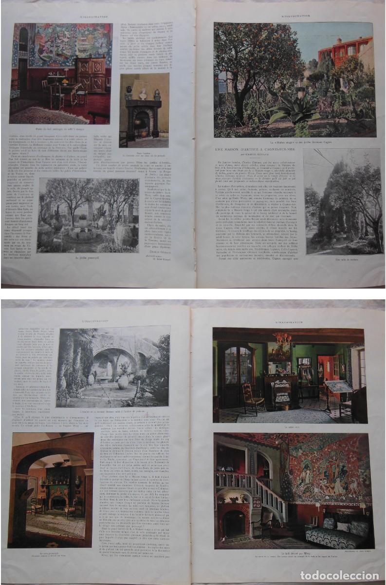 Collezionismo di Riviste e Giornali: Une maison d&acute;artiste a Cagnes-sur-mer por Charles G&eacute;niaux. 1931. L&acute;Illustration.