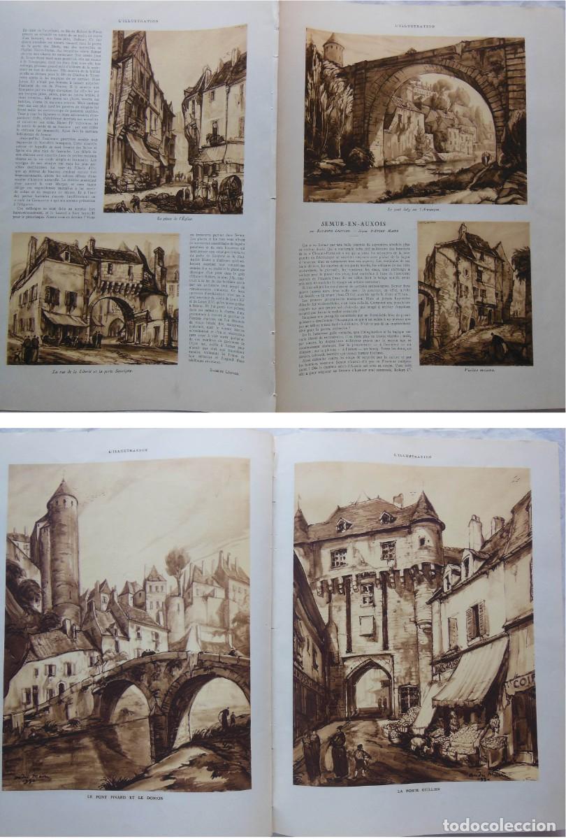 Collezionismo di Riviste e Giornali: Semur-en-auxois por Raymond L&eacute;cuyer, ilustraciones de Andr&eacute; Maire. 1931. L&acute;Illustration.