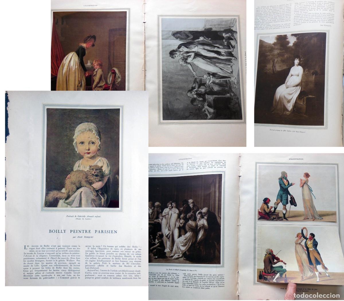 Collezionismo di Riviste e Giornali: Boilly peintre parisien por Jean Robiquet. 1931. L&acute;Illustration.