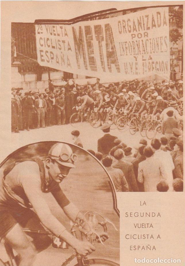 Coleccionismo de Revistas y Peri&oacute;dicos: * CICLISMO * Segunda vuelta ciclista a Espa&ntilde;a - 1936