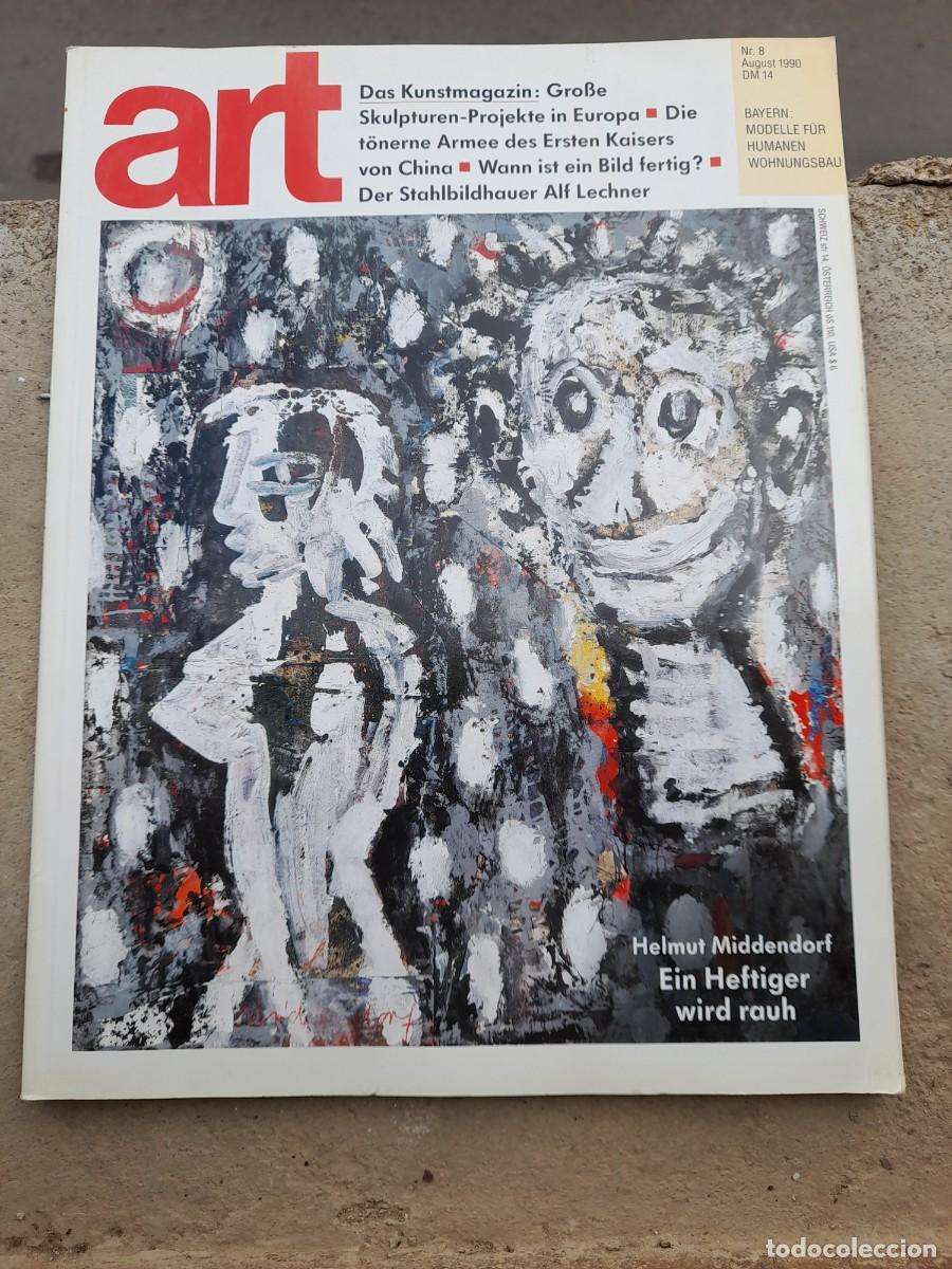 Collezionismo di Riviste e Giornali: Revista arte Art Das kunstmagazin Aleman Helmut Middendorf Ein Heftiger wird rauh