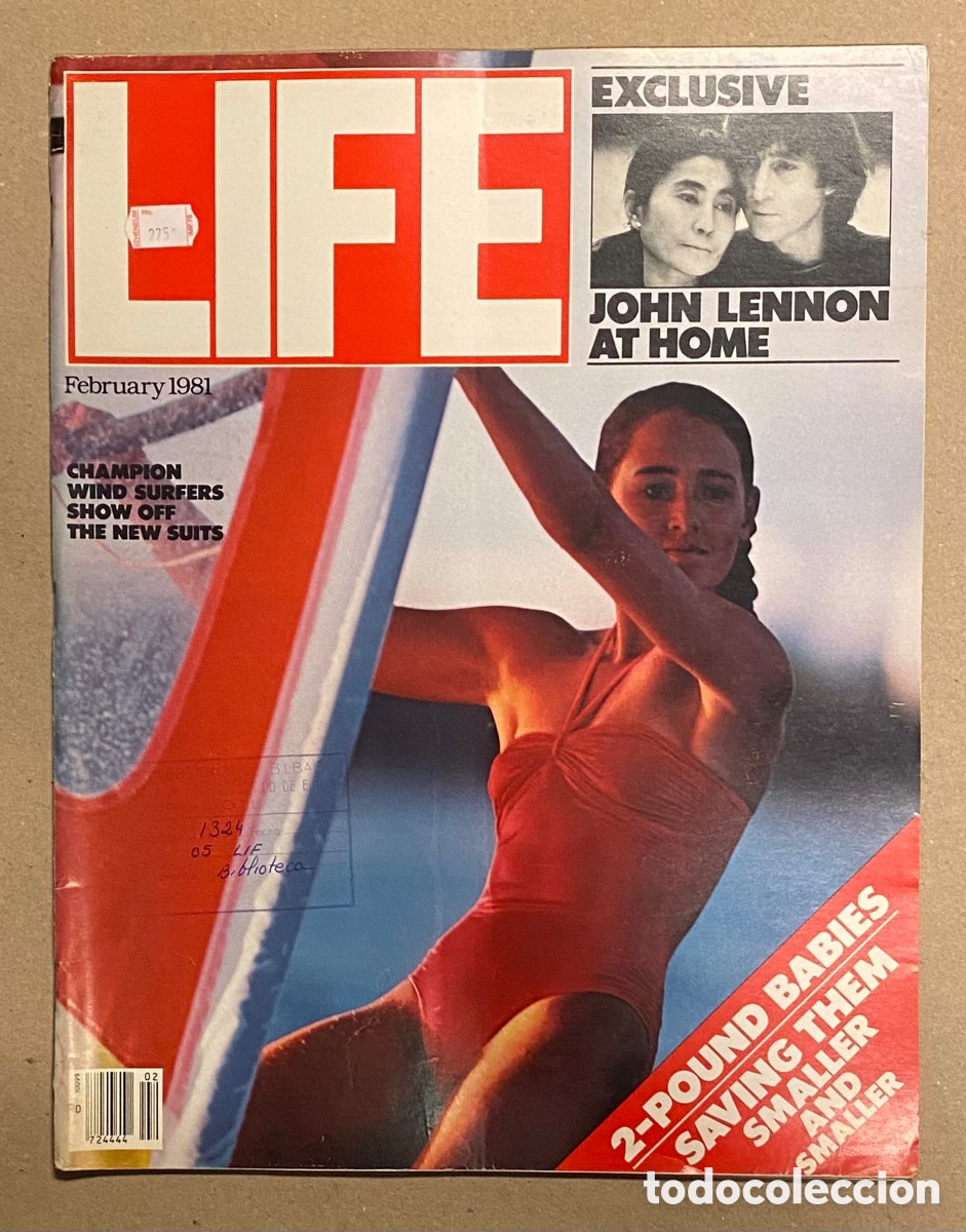 Coleccionismo de Revistas y Peri&oacute;dicos: LIFE VOL.4 N&deg; 2 (FEBRUARY 1981). JOHN LENNON AT HOME,&hellip; VER SUMARIO EN FOTOGRAF&Iacute;AS. EDICI&Oacute;N AMERICANA