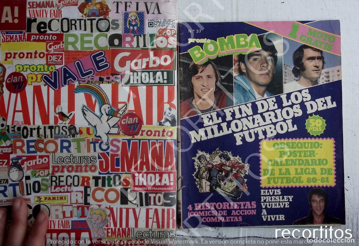 Coleccionismo de Revistas y Peri&oacute;dicos: REVISTA BOMBA PIRRI MARADONA CRUYFF KAMPES SIN POSTER