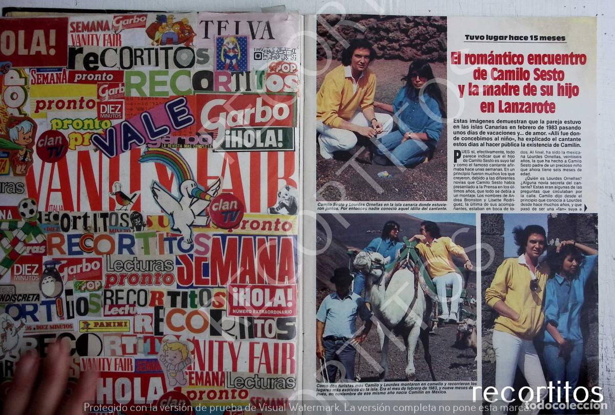 Coleccionismo de Revistas y Peri&oacute;dicos: camilo sesto en canarias