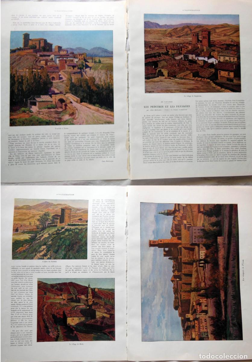 Collezionismo di Riviste e Giornali: Les peintres et les paysages por Abel Bonnard, pinturas de Pierre Labrouche. 1931. L&acute;Illustration.