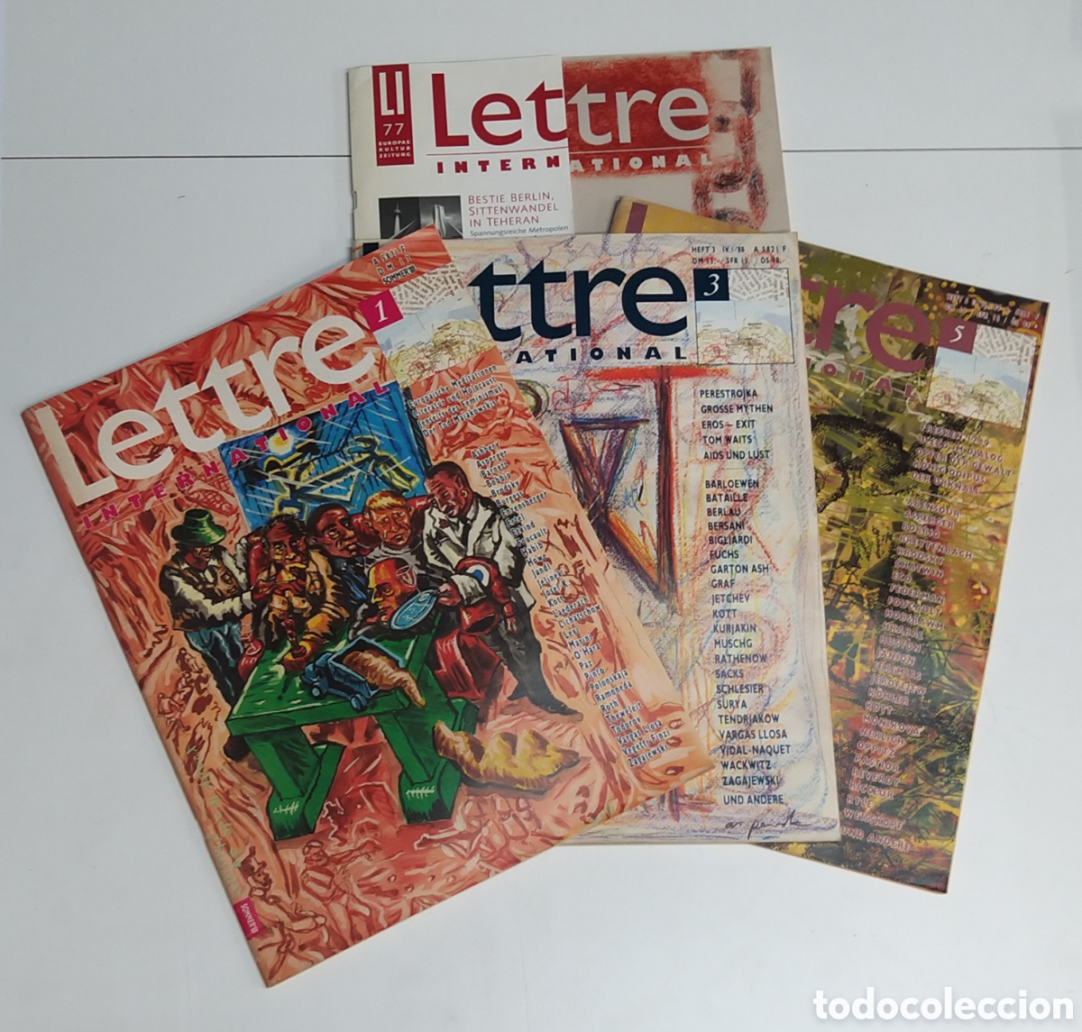 Coleccionismo de revistas y peri&oacute;dicos: LETTRE INTERNATIONAL. 4 n&uacute;meros.
