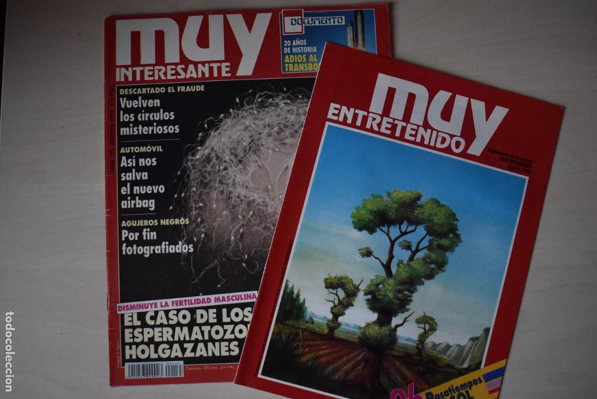 Collection Magazines and Newspapers: Revista Muy Interesante. N. &ordm; 135. El caso de los espermatozoides holgazanes+ Suplemento