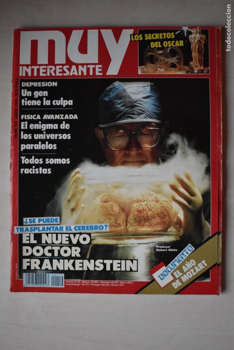 Coleccionismo de Revistas y Peri&oacute;dicos: Revista Muy Interesante. N &ordm;. 119. El nuevo Frankenstein