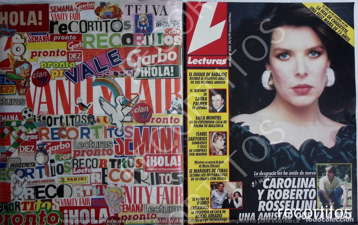 Colecionismo de Revistas e Jornais: recorte portada carolina de monaco