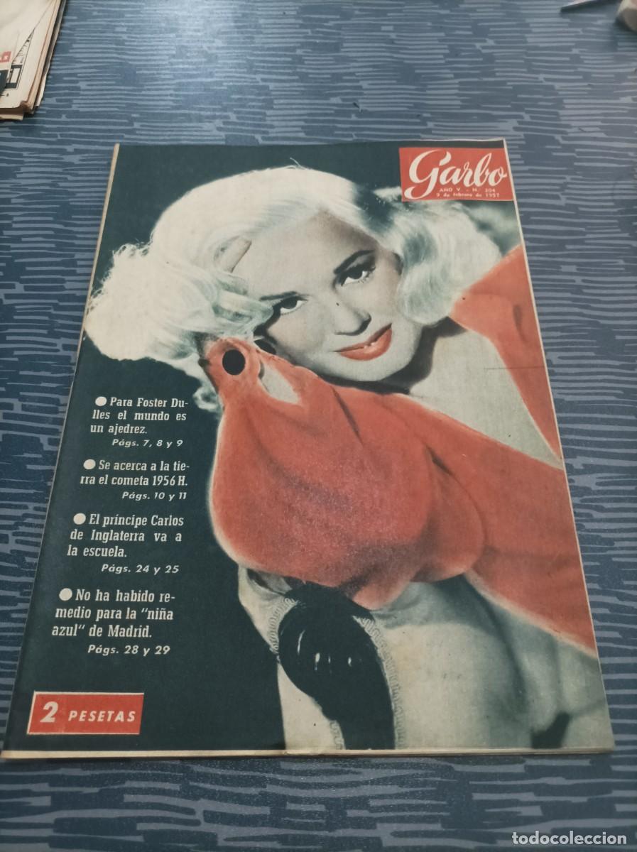Coleccionismo de revistas y peri&oacute;dicos: REVISTA GARBO,NUM.204, FEBRERO 1957.LEER.