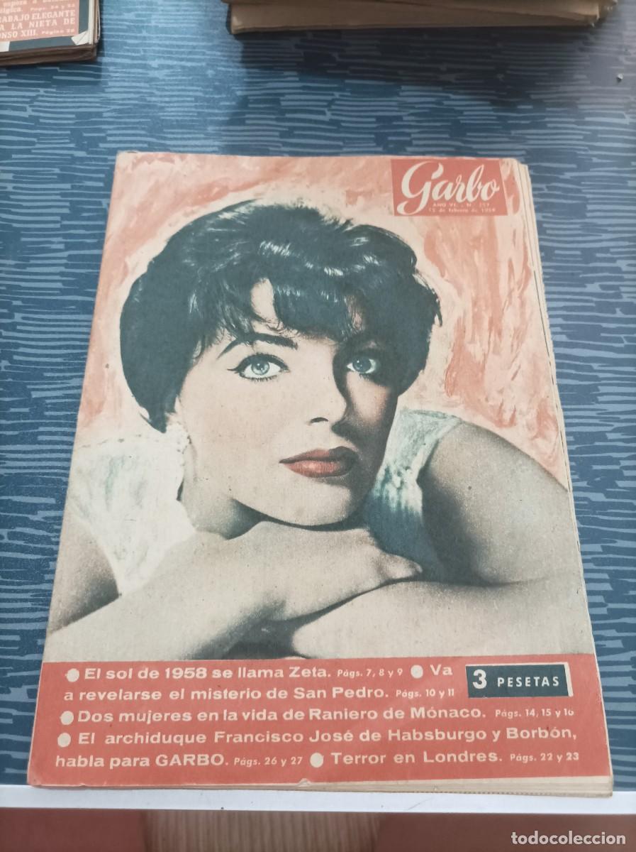 Sammeln von Zeitschriften und Zeitungen: REVISTA GARBO,NUM.257, FEBRERO ,1958. LEER.