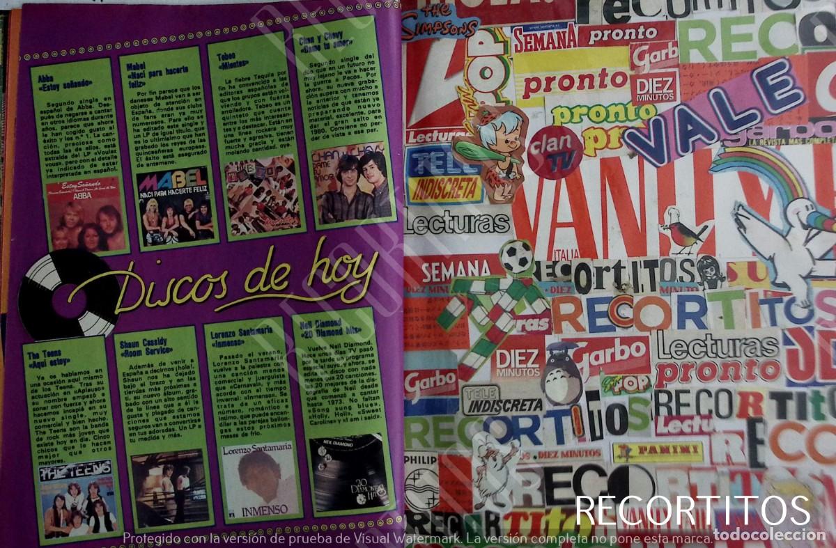Coleccionismo de Revistas y Peri&oacute;dicos: chan y chavy abba tebeo mabel lorenzo santamaria the teens neil diamond shaun cassidy