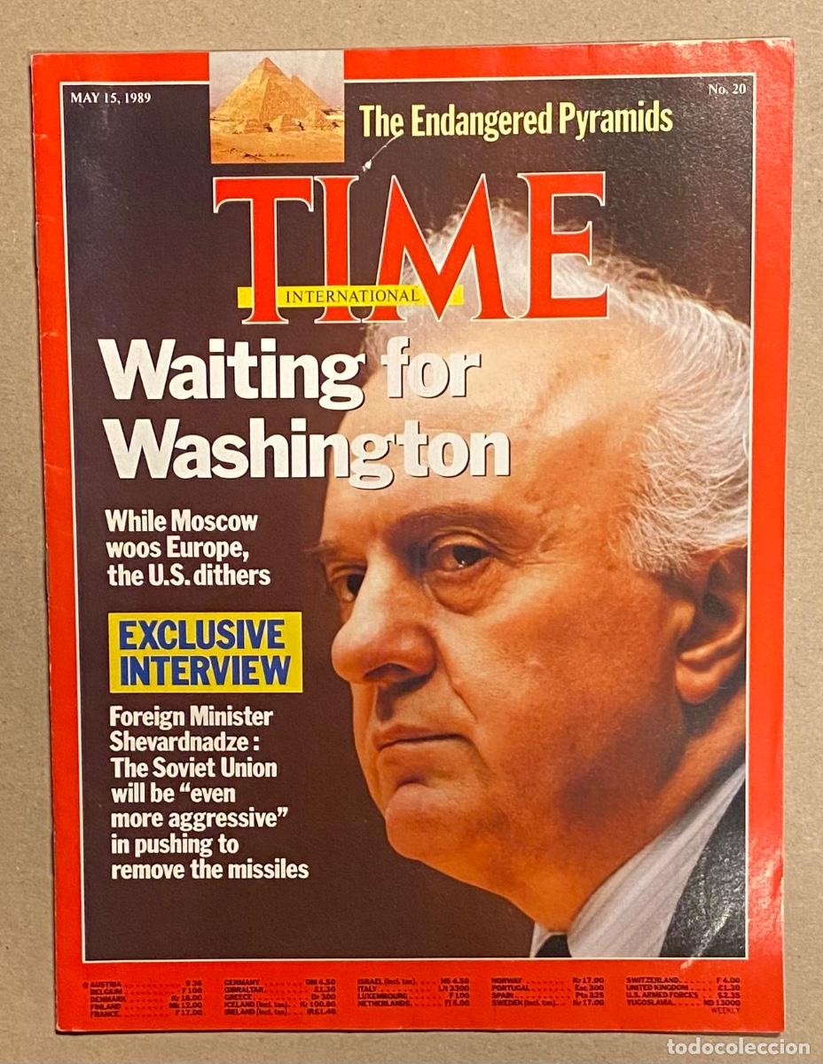 Collezionismo di Riviste e Giornali: TIME INTERNATIONAL N&deg; 20 (1989). USA Vs USSR&hellip; VER SUMARIO EN FOTOGRAF&Iacute;AS.