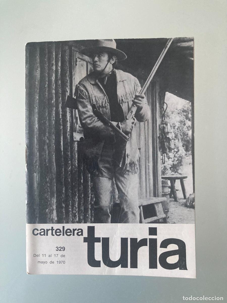 Coleccionismo de Revistas y Peri&oacute;dicos: CARTELERA TURIA N&ordm; 329 / A&Ntilde;O 1970 / VALENCIA / Portada: Gregory Peck