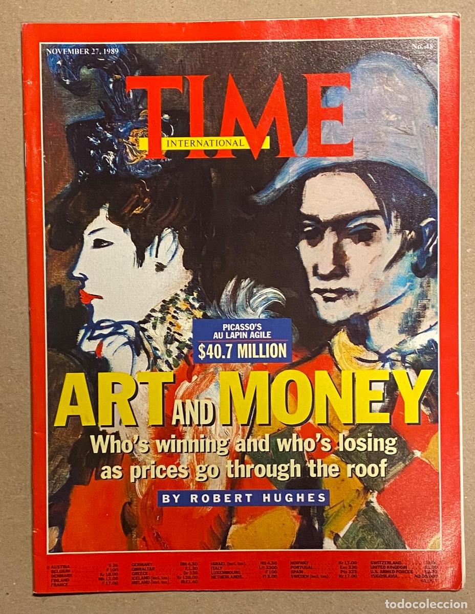 Coleccionismo de Revistas y Peri&oacute;dicos: TIME INTERNATIONAL N&deg; 48 (1989). PICASSO ART AND MONEY,&hellip; VER SUMARIO EN FOTOGRAF&Iacute;AS.