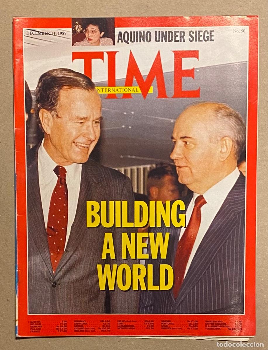 Collection Magazines and Newspapers: TIME INTERNATIONAL N&deg; 50 (1989). BUSH - GORVACHOV BUILDING THE WORLD,&hellip;