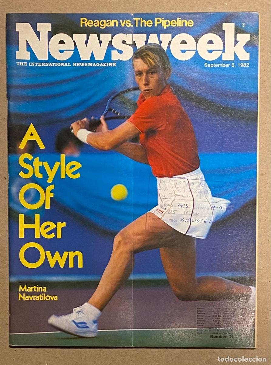 Coleccionismo de revistas y peri&oacute;dicos: NEWSWEEK (SEPTEMBER 6, 1982). MARTINA NAVATRILOVA,.. VER SUMARIO EN FOTOGRAF&Iacute;AS.