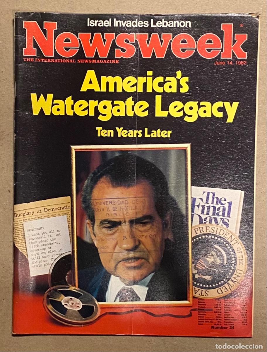 Coleccionismo de revistas y peri&oacute;dicos: NEWSWEEK (JUNE 14, 1982). AMERICA&rsquo;S WATERGATE LEGACY,&hellip;