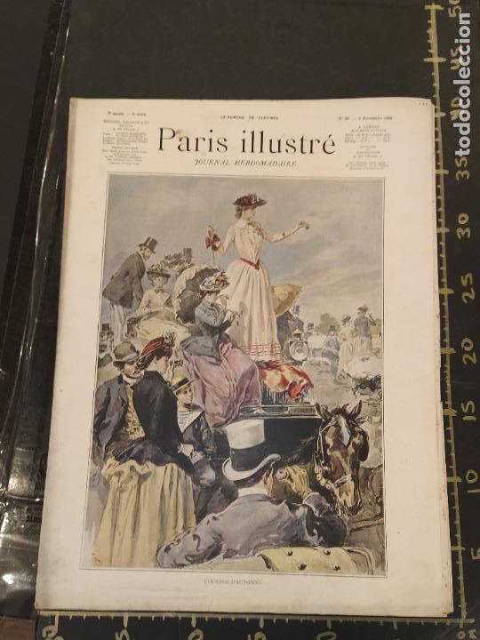 Coleccionismo de Revistas y Peri&oacute;dicos: PARIS ILLUSTRE - NUMERO 96 A&Ntilde;O 1889 - JOURNAL HEBDOMADAIRE - REVISTA ANTIGUA ILUSTRADA -(V-24.967)