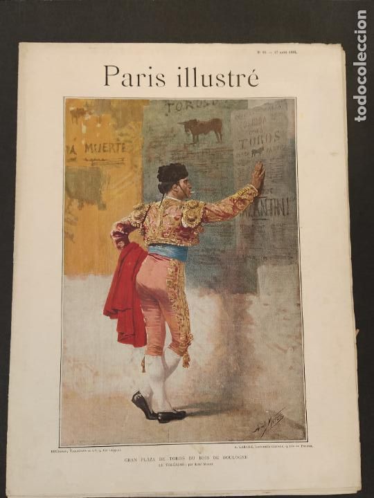 Collectionnisme de Revues et Journaux: PARIS ILLUSTRE - NUMERO 85 A&Ntilde;O 1889 - JOURNAL HEBDOMADAIRE - REVISTA ANTIGUA ILUSTRADA -(V-24.967)