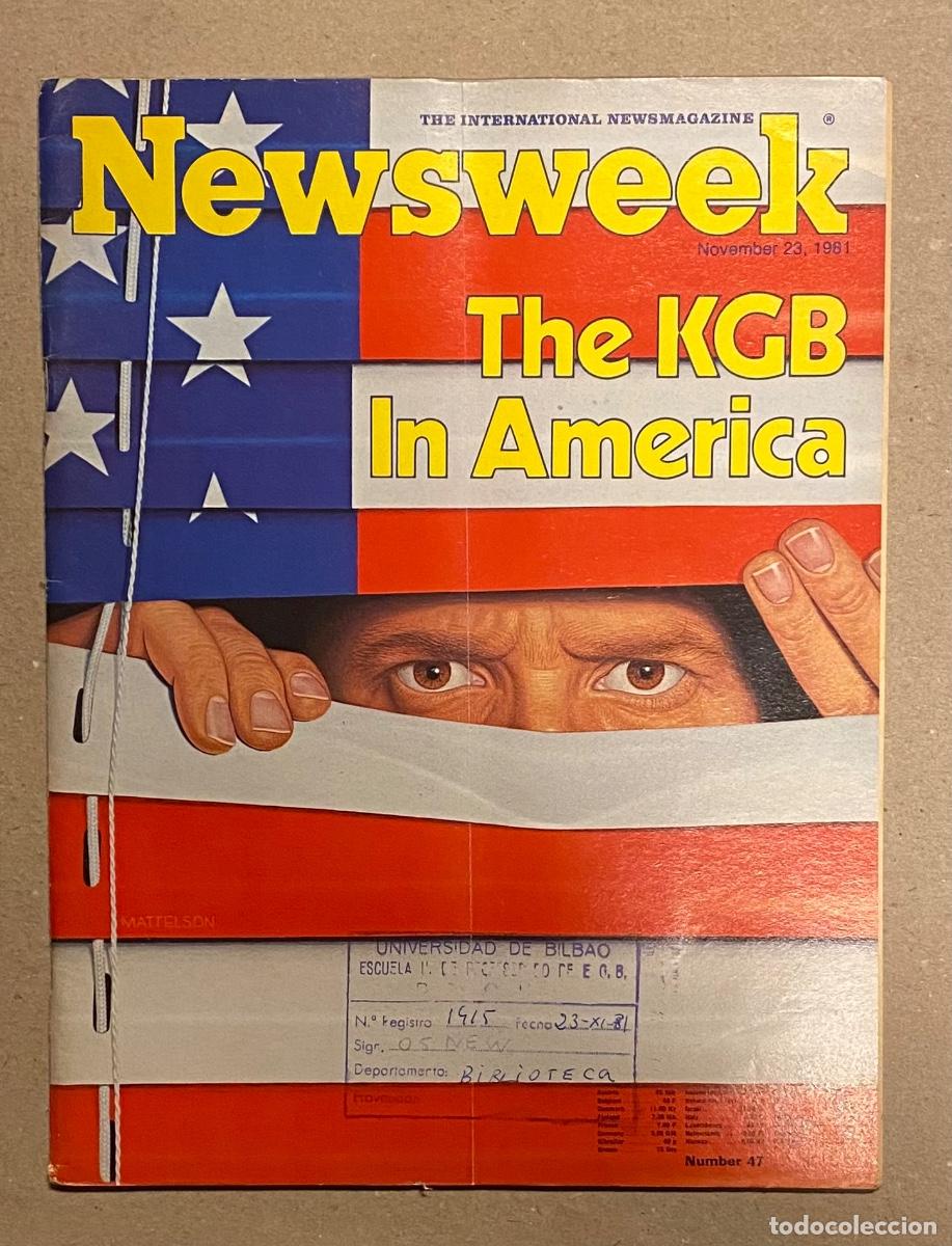 Collection Magazines and Newspapers: NEWSWEEK (NOVEMBER 23, 1980). THE KGB IN AMERICA,&hellip; VER SUMARIO EN FOTOGRAF&Iacute;AS.