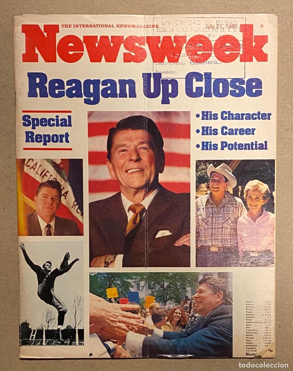 Collezionismo di Riviste e Giornali: NEWSWEEK (JULY 21, 1980). REAGAN UP CLOSE,&hellip; VER SUMARIO EN FOTOGRAF&Iacute;AS.