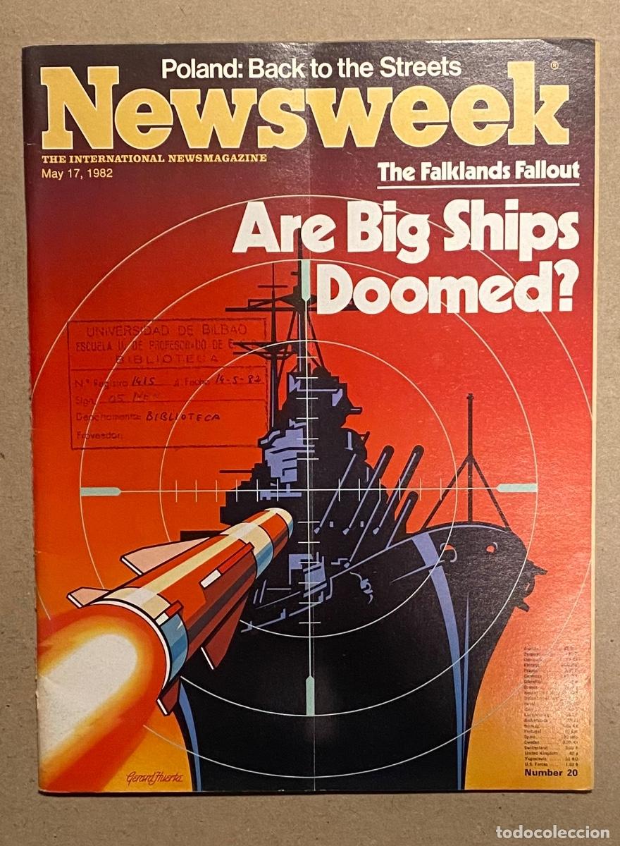 Coleccionismo de revistas y peri&oacute;dicos: NEWSWEEK (MAY 17, 1982). THE FALKLANDS FALLOUT,&hellip; VER SUMARIO EN FOTOGRAF&Iacute;AS.