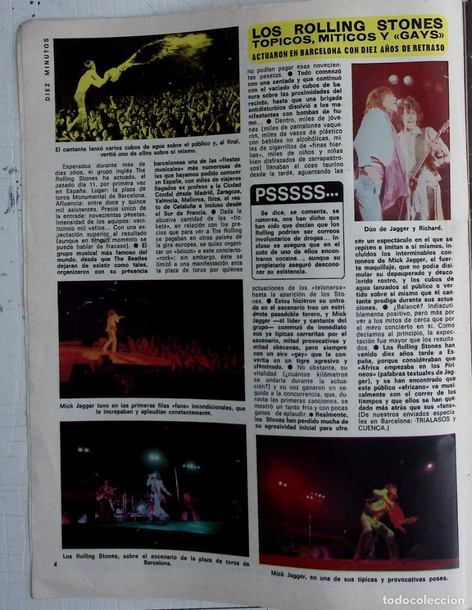 Coleccionismo de Revistas y Peri&oacute;dicos: 1976 the rolling stones en barcelona spain