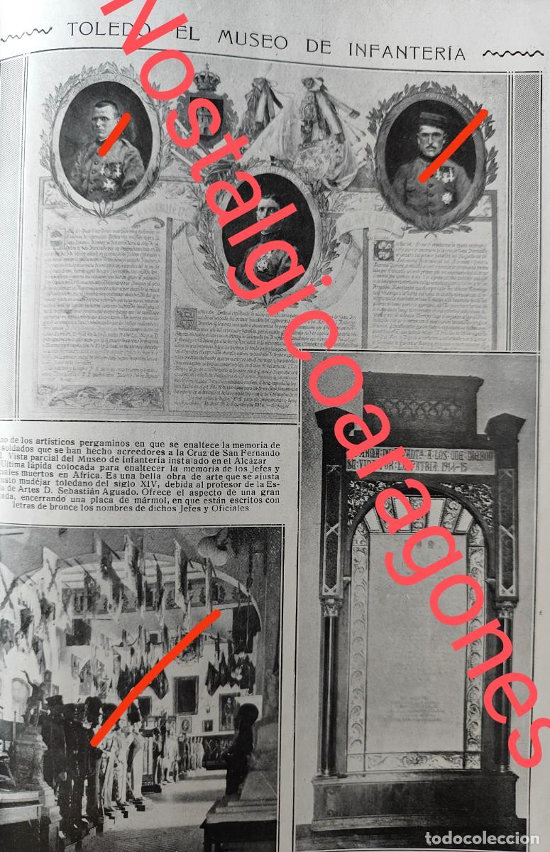 Coleccionismo de Revistas y Peri&oacute;dicos: Toledo museo infanter&iacute;a foto revista principio siglo XX 191Q