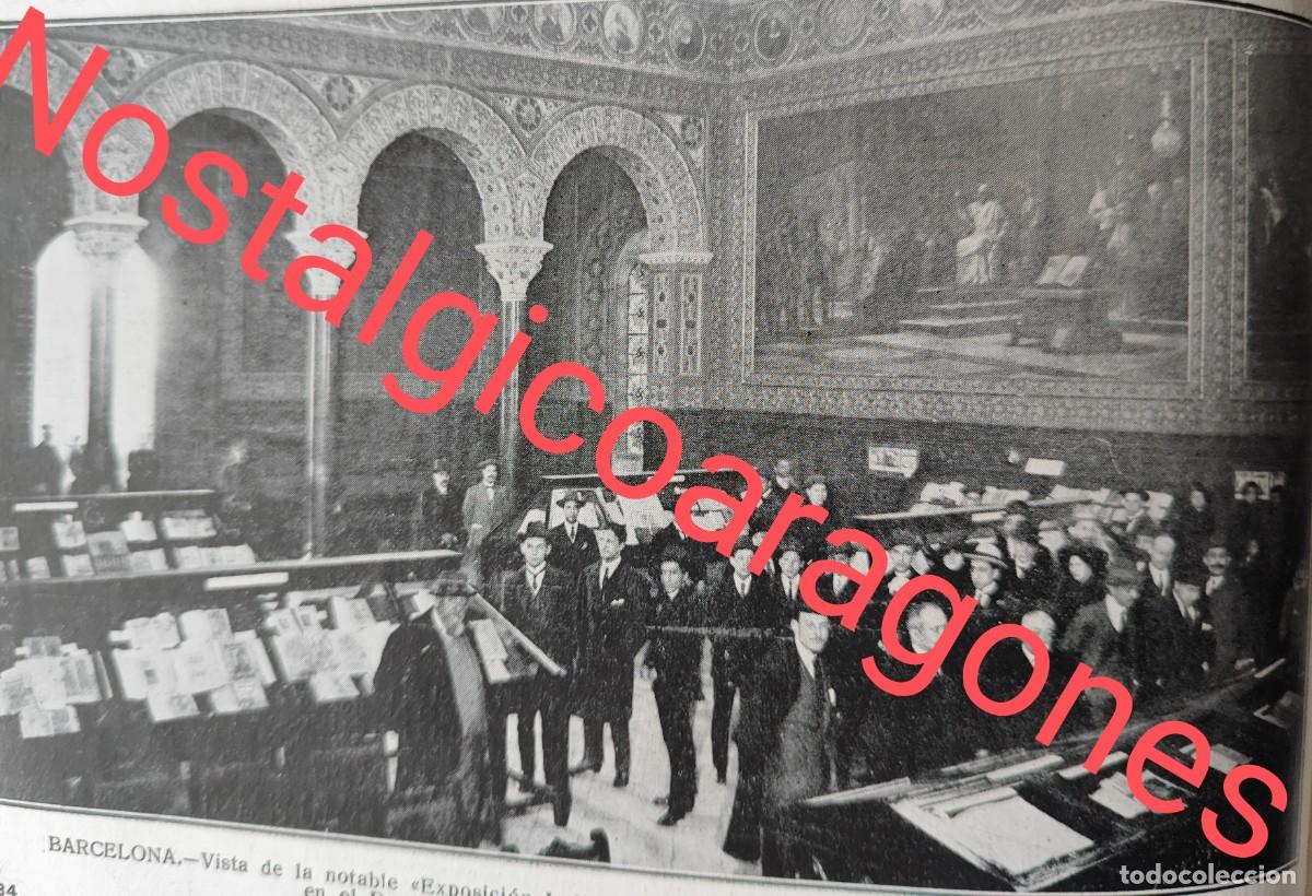 Collectionnisme de Revues et Journaux: Barcelona Exposici&oacute;n Luliana Paraninfo Universidad foto revista principio siglo XX 191Q