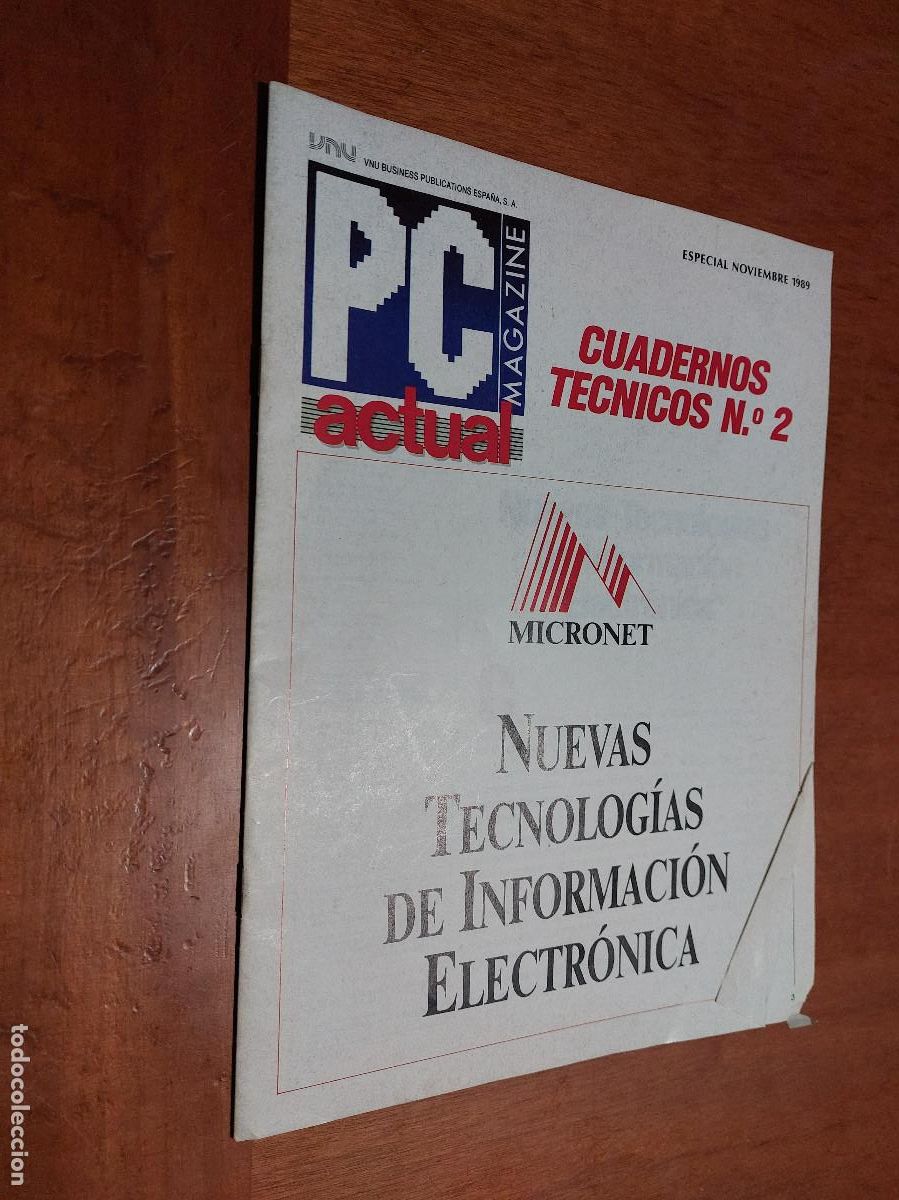 Coleccionismo de revistas y peri&oacute;dicos: PC ACTUAL MAGAZINE. CUADERNOS T&Eacute;CNICOS 2. INFORM&Aacute;TICO VINTAGE. 1989. GRAPA. caj. 89
