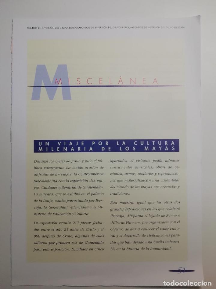 Coleccionismo de Revistas y Peri&oacute;dicos: Actividades culturales Ibercaja Expo Cultura Maya Adquisici&oacute;n &Aacute;lbum de Pompeya Bernardino Monta&ntilde;&eacute;s
