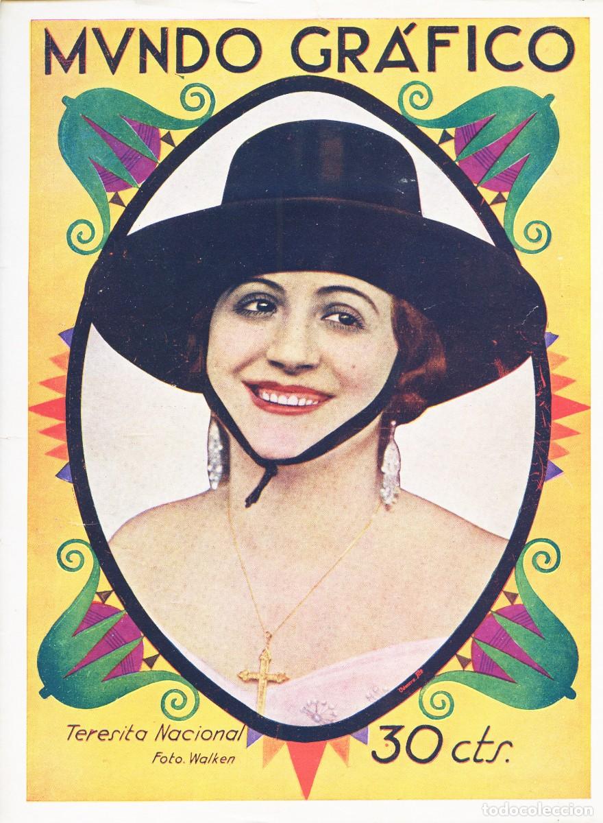 Coleccionismo de Revistas y Peri&oacute;dicos: REVISTA &rdquo;MUNDO GR&Aacute;FICO&rdquo; N&ordm; 851 - 22 DE FEBRERO DE 1928
