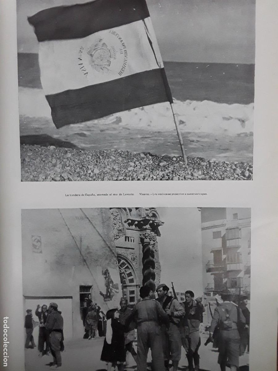 Collection Magazines and Newspapers: TOMA VINAROZ TROPAS FRANQUISTAS 3 HOJAS REVISTA A&Ntilde;O 1938
