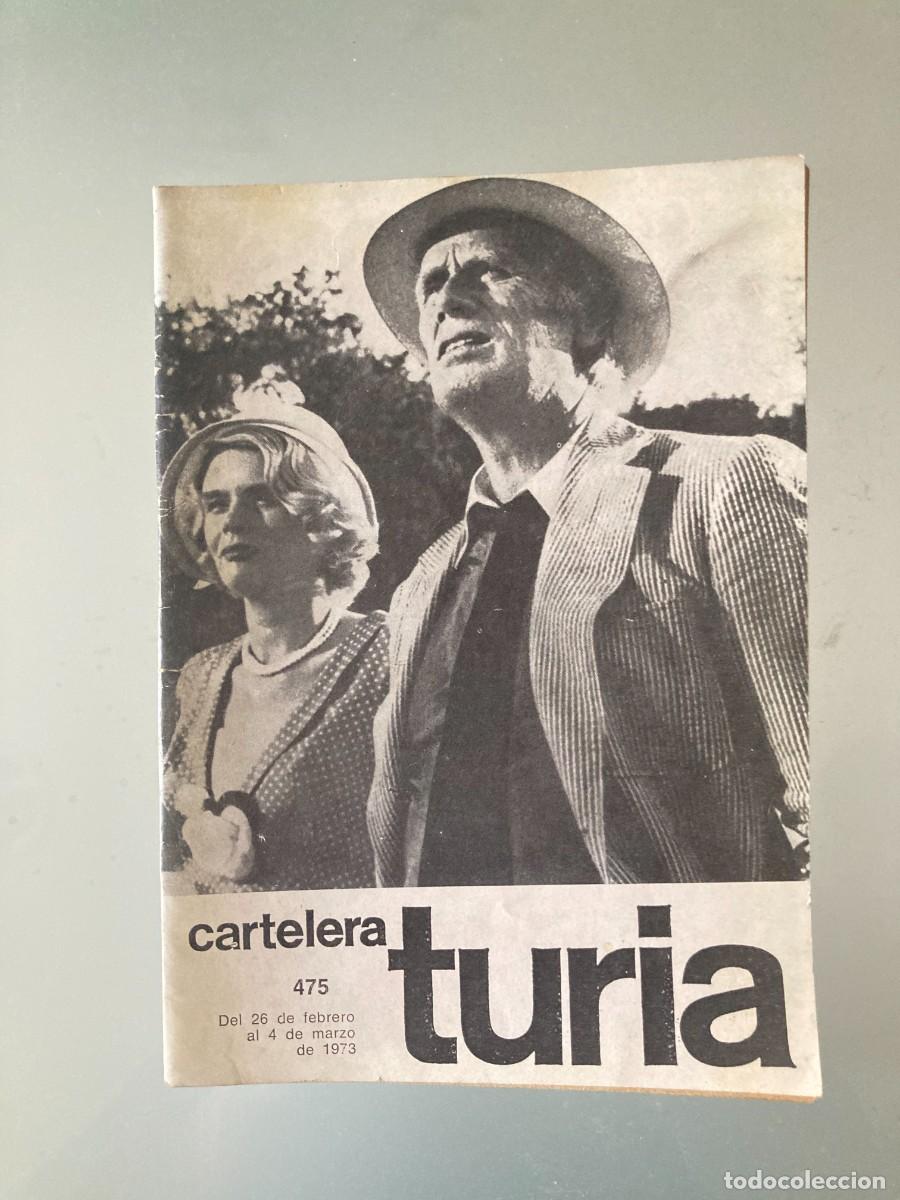 Coleccionismo de Revistas y Peri&oacute;dicos: CARTELERA TURIA N&ordm; 475 / A&Ntilde;O 1973 / VALENCIA / Portada: Richard Quine