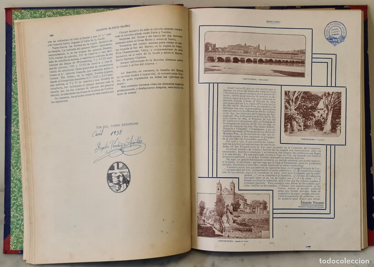 Coleccionismo de Revistas y Peri&oacute;dicos: HISTORIA DE LA GUERRA EUROPEA DE 1914-1918. VVAA. 2 TOMOS. SIGLO XX.