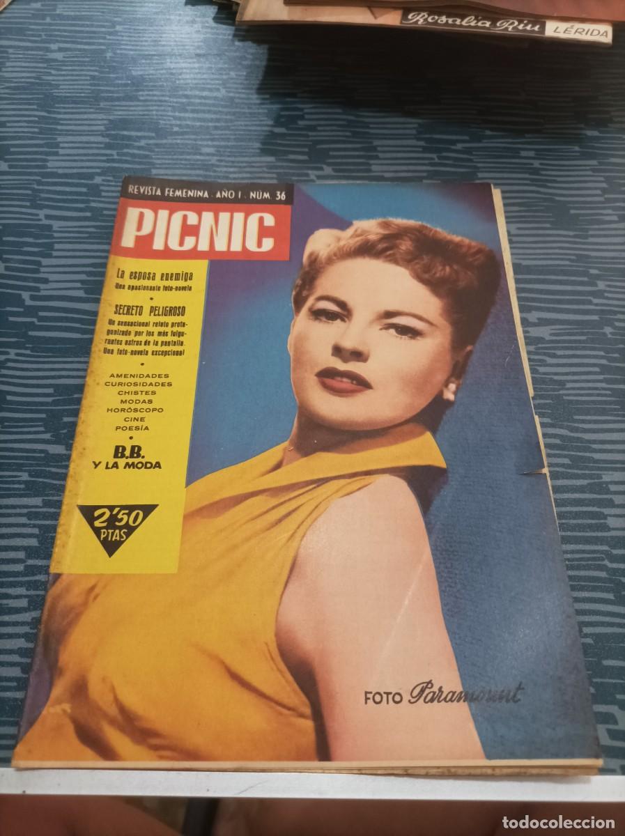 Collectionnisme de Revues et Journaux: REVISTA FEMENINA PICNIC,A&Ntilde;O I,NUM.36, VER FOTOS.LEER.