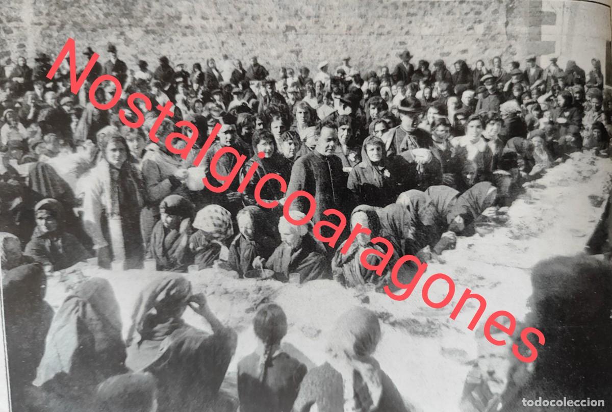 Collezionismo di Riviste e Giornali: Plasencia almuerzo Obispo con mendicantes foto revista principio siglo XX 191Q