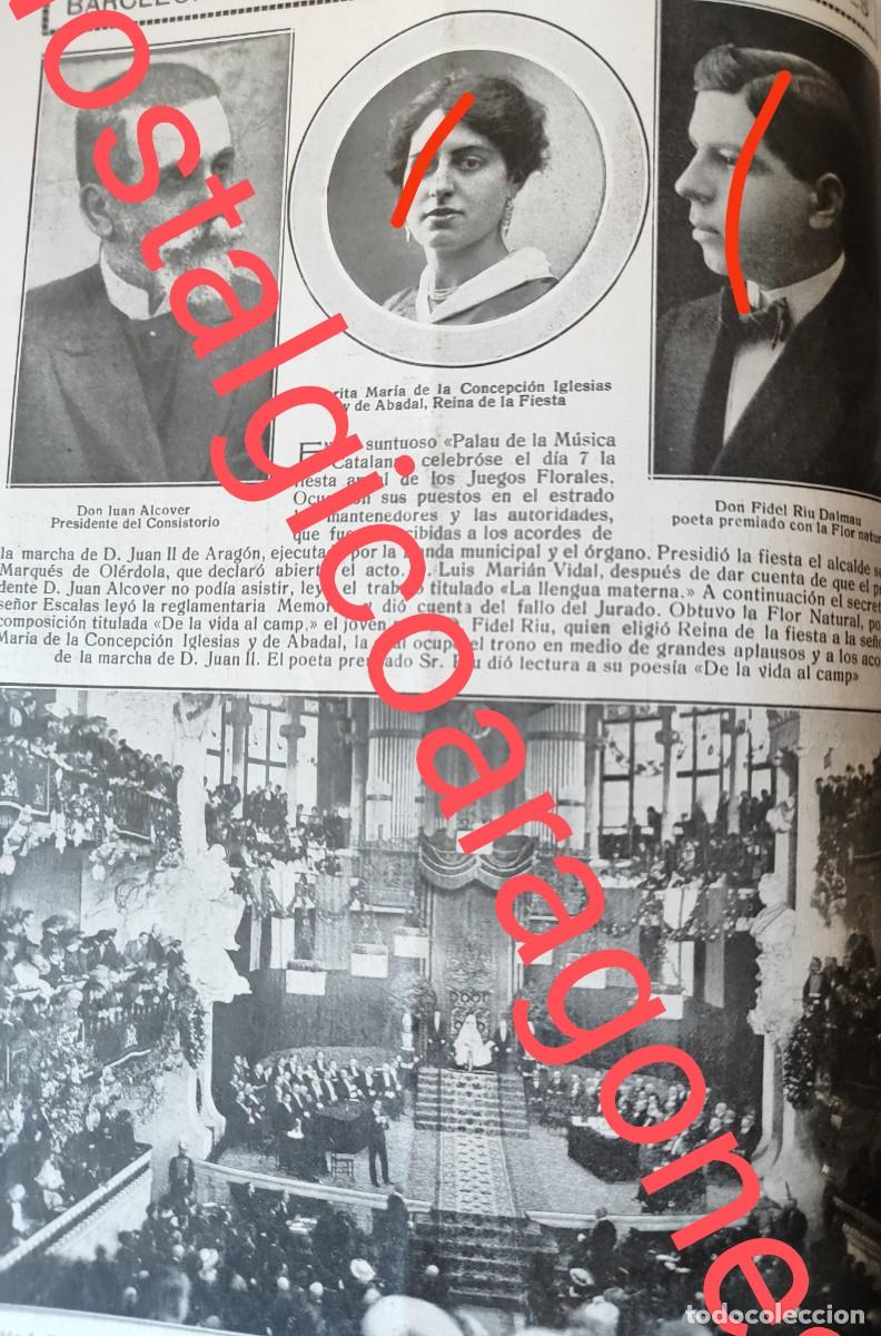 Colecionismo de Revistas e Jornais: Barcelona Palau Florales Reina C Iglesias Abadal,Fidel Riu foto revista principio siglo XX 191Q