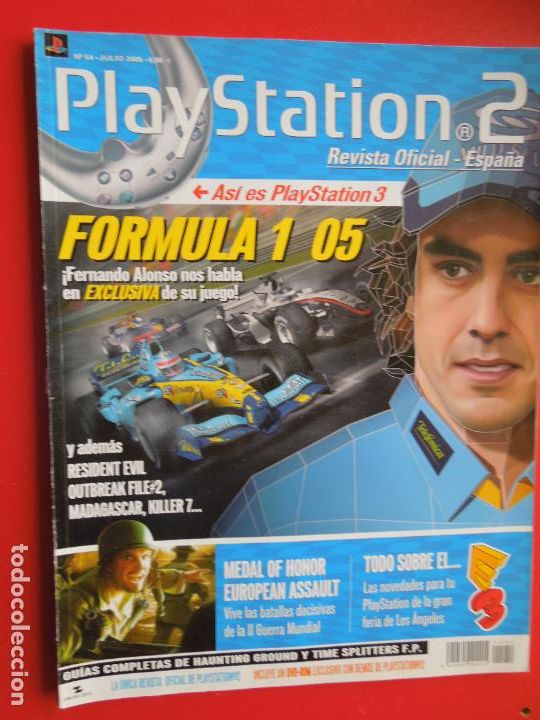 Coleccionismo de Revistas y Peri&oacute;dicos: PLAYSTATION -2- MAGAZINE - ESPA&Ntilde;A - N&ordm;54 - JULIO 2005- FORMULA 1 -05 -