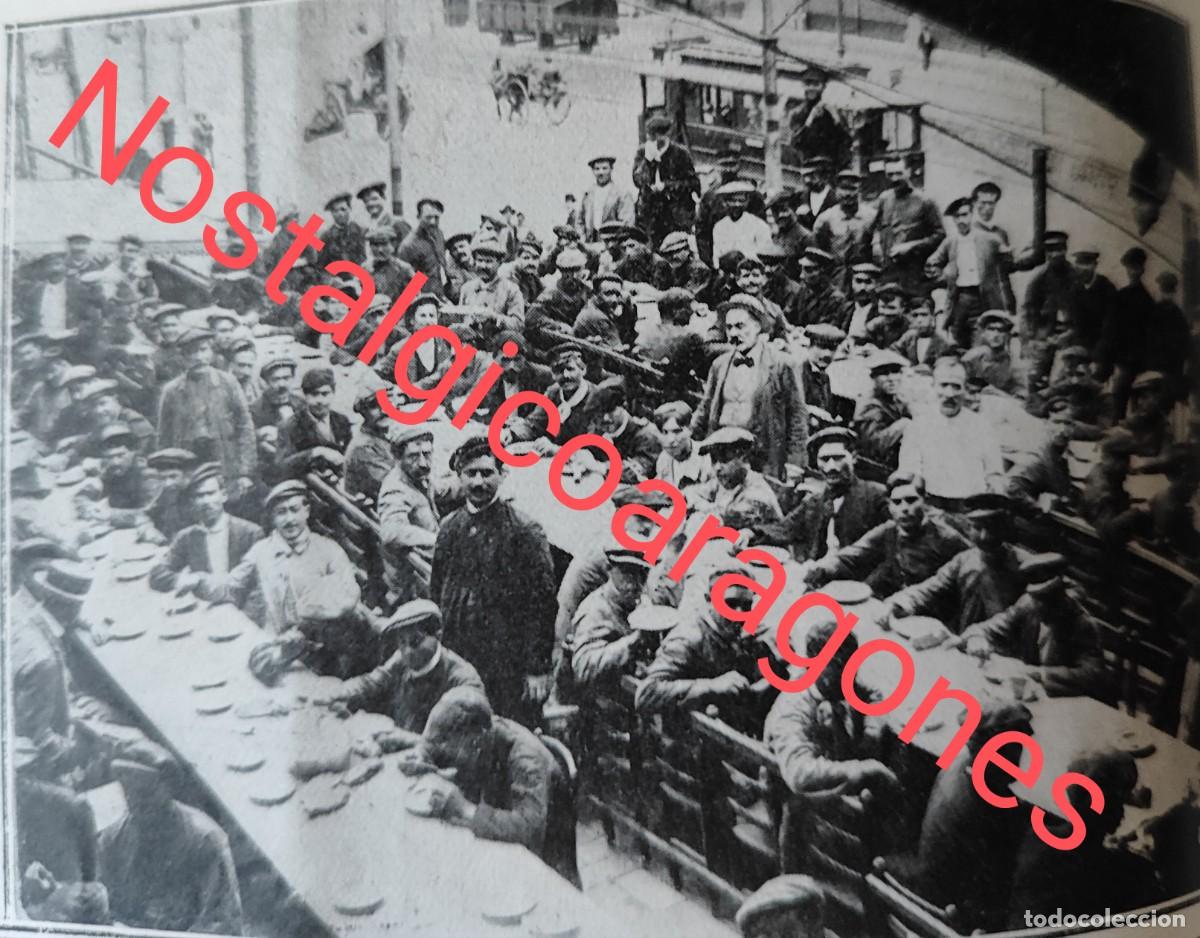 Collezionismo di Riviste e Giornali: Barcelona terraza Sdad marinos La Naval rancho huelguistas foto revista principio siglo XX 191Q