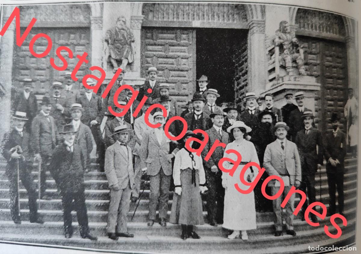 Sammeln von Zeitschriften und Zeitungen: Zaragoza clases castellano alemanes Facultad Ciencias foto revista principio siglo XX 191Q